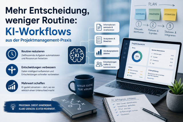 More decision-making, less routine: AI workflows in project management practice
