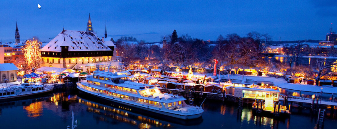 LG Konstanz Weihnachts-Stammtisch auf dem Weihnachtsmarkt am See Konstanz