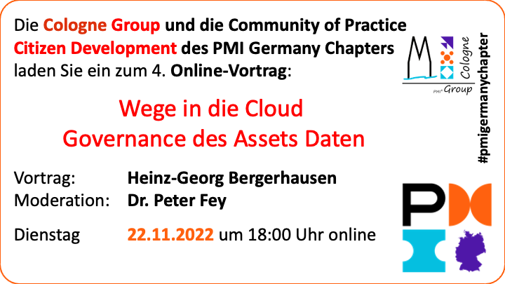 Data Governance in der Cloud - 4. Online-Vortrag der Reihe Wege in die Cloud