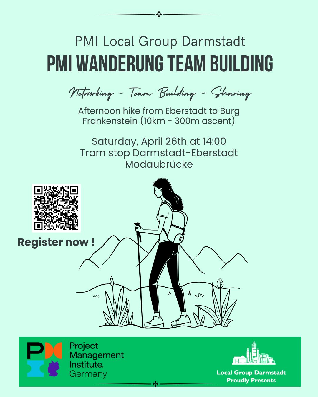 Local Group Darmstadt Wanderung Team Building