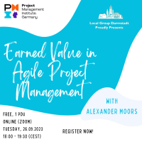 Online Event LG Darmstadt: Earned Value in Agile Project Management