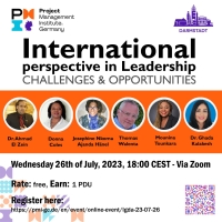 Online event LG Darmstadt: International perspective in leadership